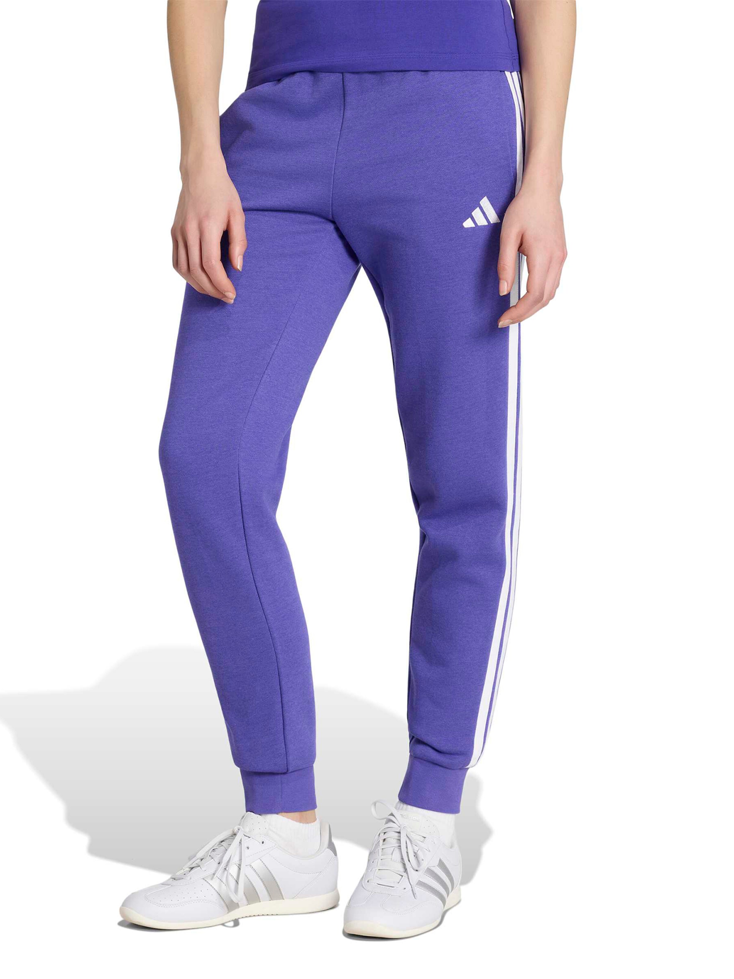 ADIDAS SPORTSWEAR Ozke Športne hlače | vijolična barva: sprednja stran