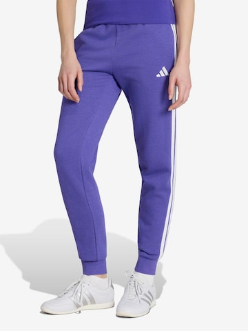ADIDAS SPORTSWEAR Tapered Urheiluhousut värissä lila: etupuoli