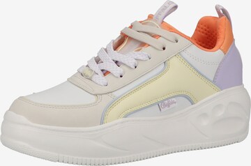 BUFFALO Sneaker 'Flat' in Weiß: front