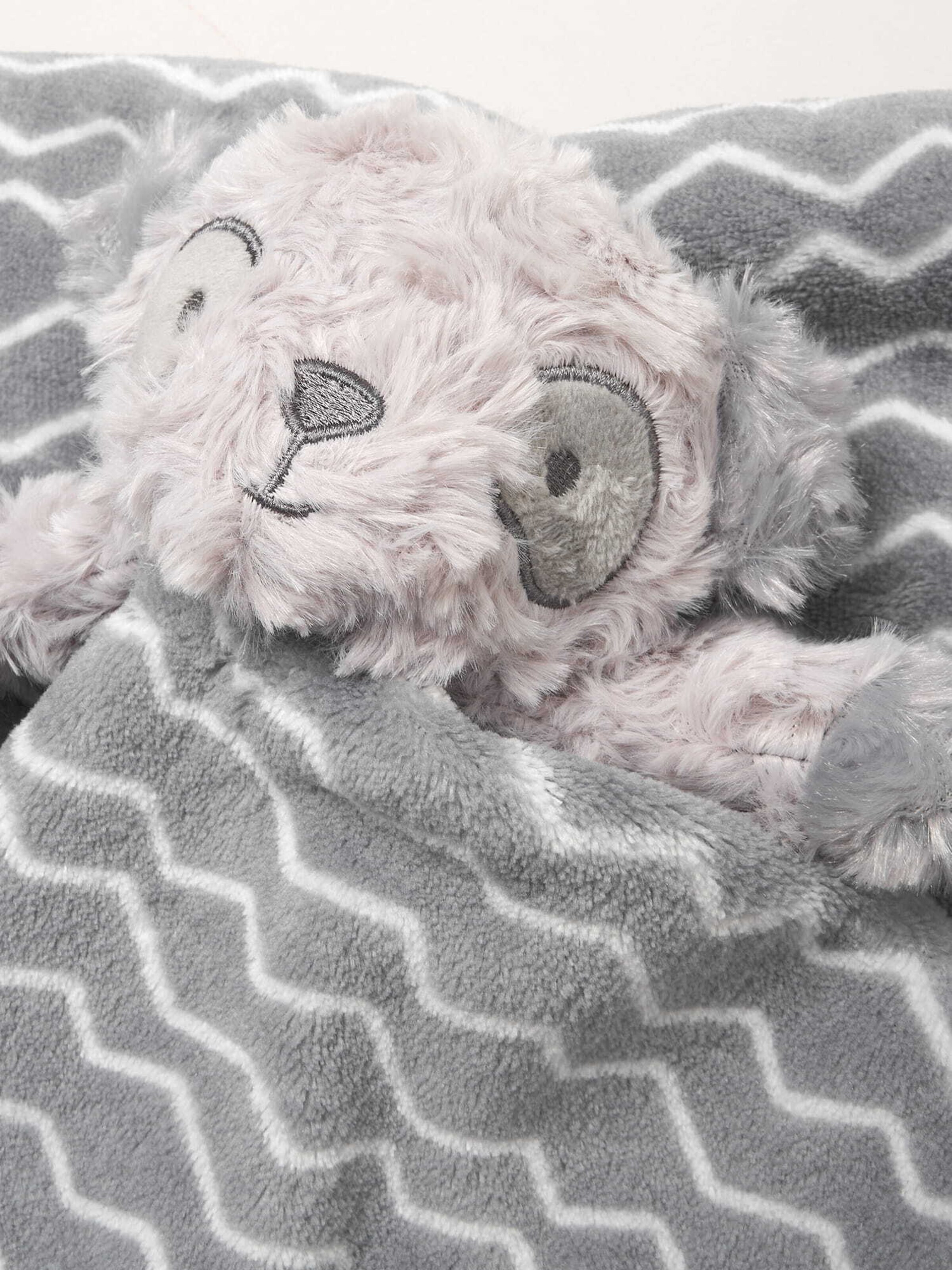 Snuggle Tots Baby blanket 'Bär' in Grey