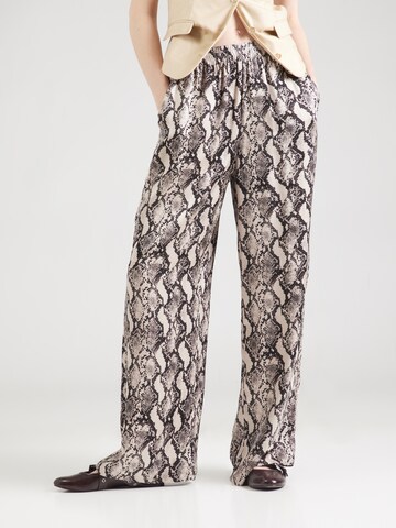 NÜMPH Wide leg Trousers 'Victoria' in Grey: front