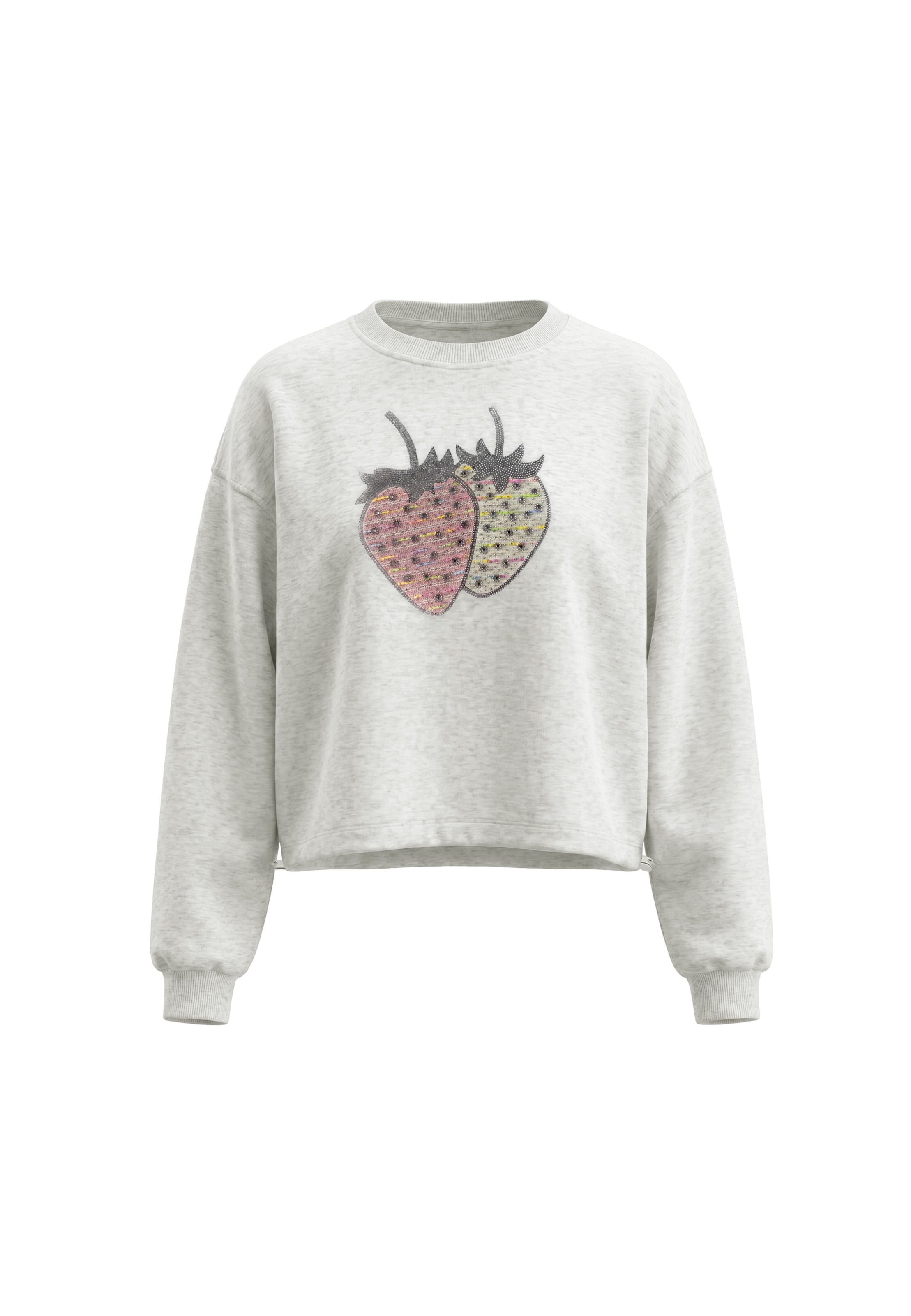 Sweat-shirt MYMO en blanc : devant
