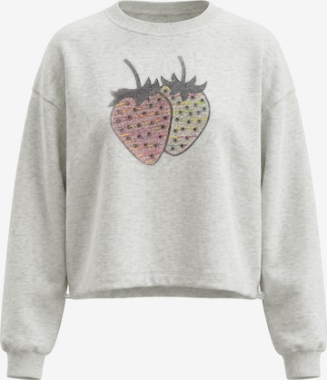 Sweat-shirt MYMO en blanc : devant