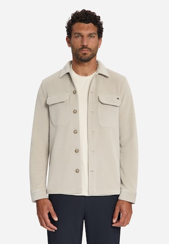 Regular fit Giacca di mezza stagione di No Excess in beige: frontale