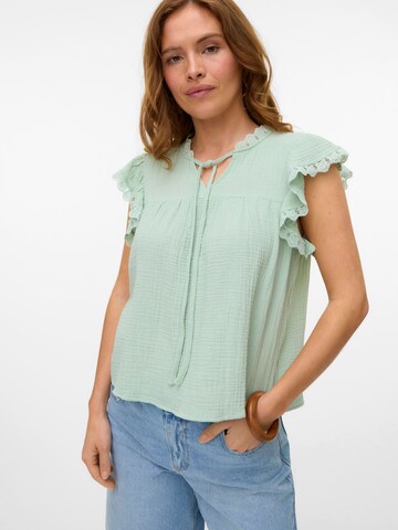 VERO MODA Blouse 'VMNATALI' in Groen