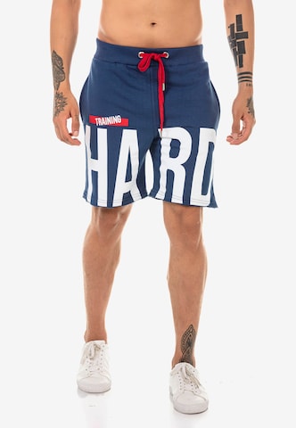 Redbridge Regular Pants 'Honolulu' in Blue: front