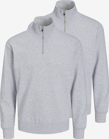 JACK & JONES Sweatshirt 'Bradley' in Grijs: voorkant