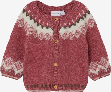 NAME IT Knit Cardigan 'OLUCCA' in Red: front