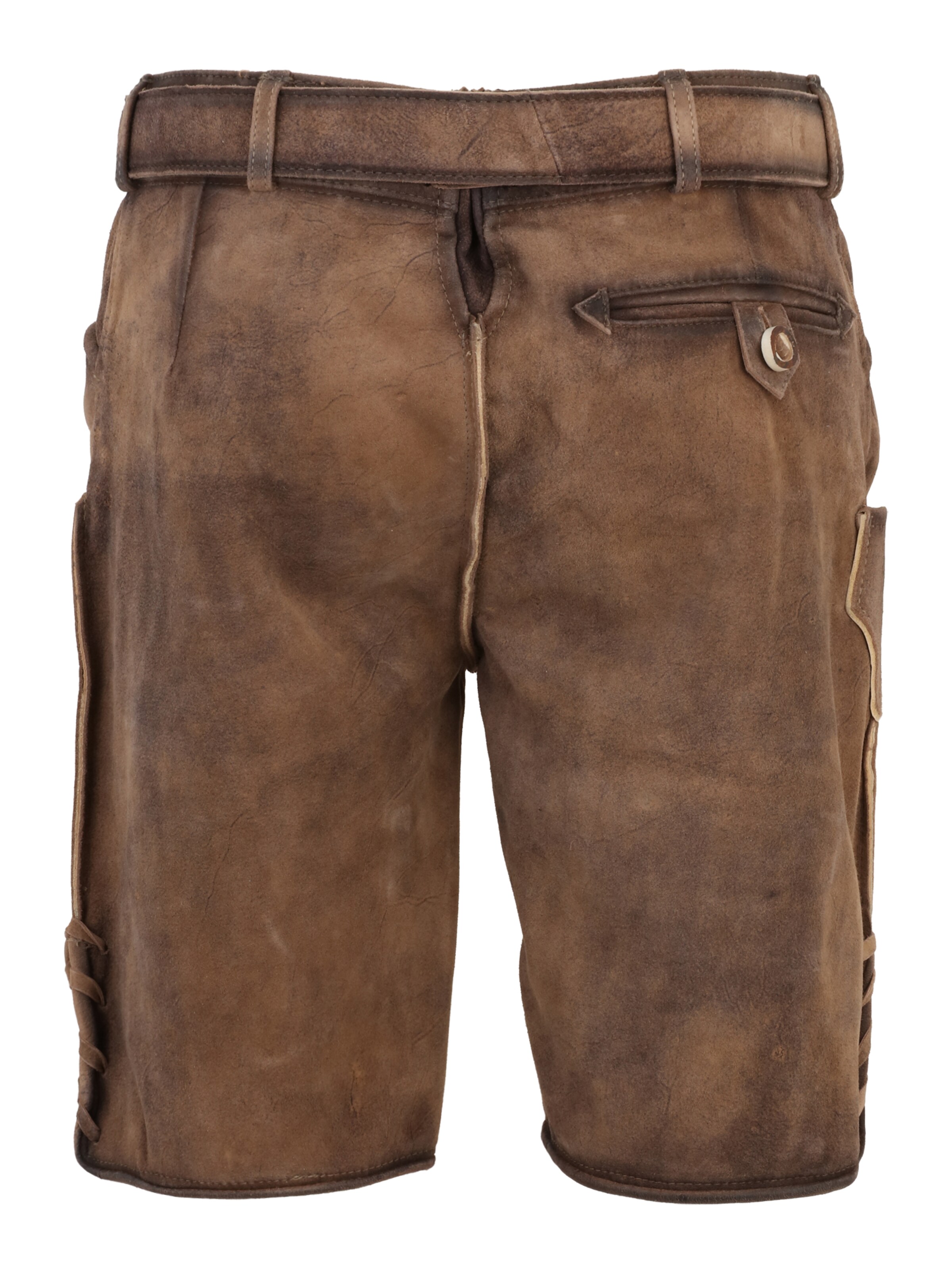 Krüger Buam Regular Traditional Pants in Brown