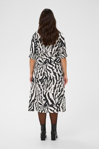 KAFFE CURVE Blusekjole 'KChalia' i hvid