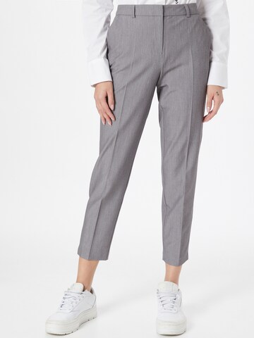 Dorothy Perkins Pleated Pants in Grey: front