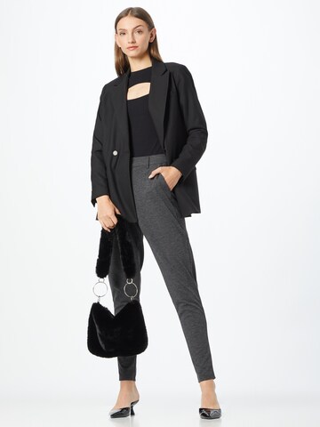 ICHI Tapered Housut 'Kate' värissä harmaa