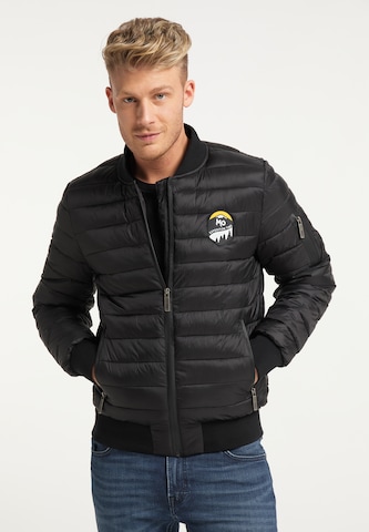 MO Between-season jacket in Black: front