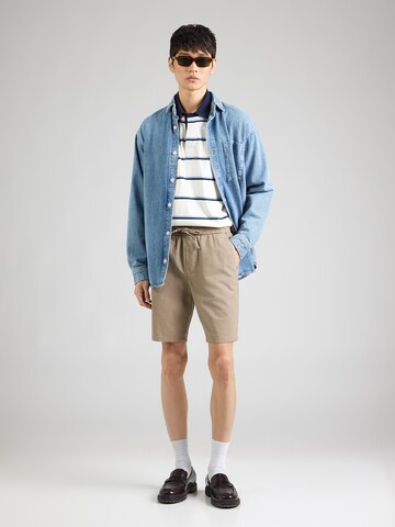 regular Pantaloni 'ONSLINUS' di Only & Sons in beige