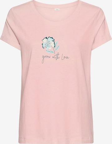 s.Oliver Pyjamapaita värissä vaaleanpunainen: etupuoli