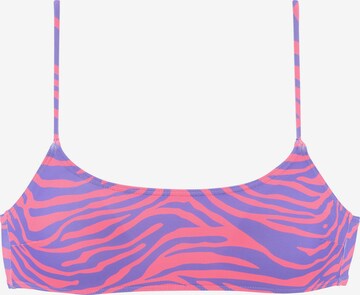 VENICE BEACH - Top de bikini en lila: frente