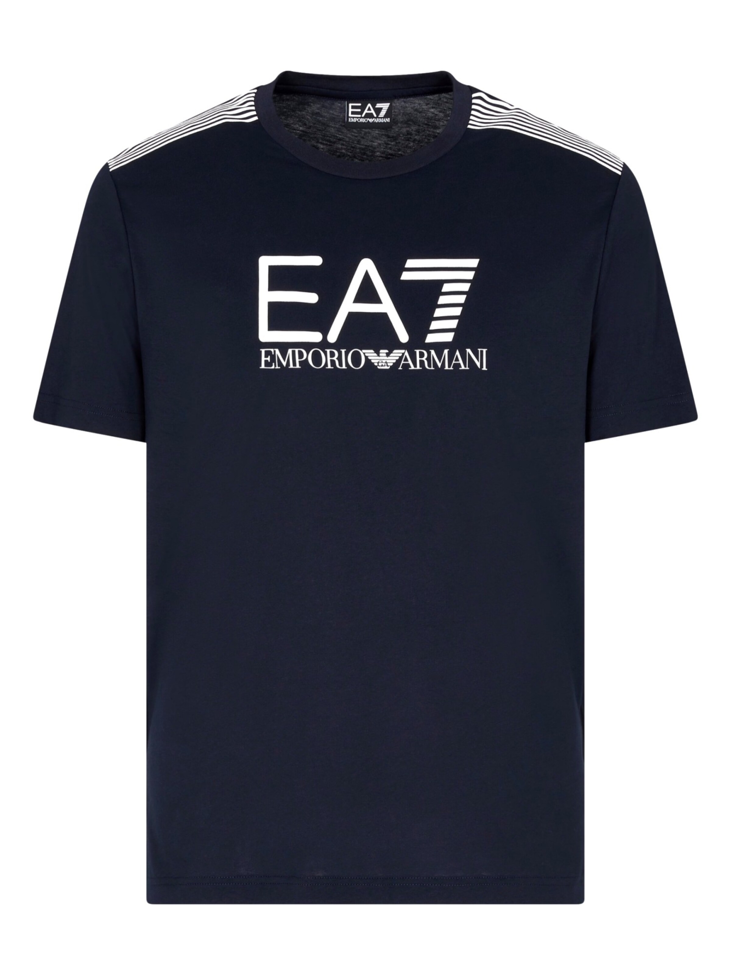 EA7 Emporio Armani Shirt in de kleur Zwart / Wit, Productweergave