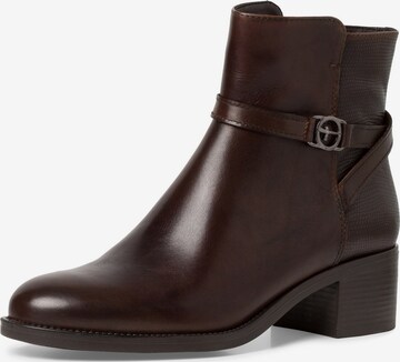 TAMARIS Bootie in Brown: front