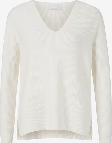 Pull-over Rich & Royal en blanc : devant