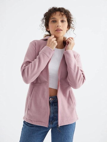 Tommy Life Fleece Jacket in Purple