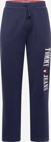 Tommy Jeans Loosefit Broek in Blauw: voorkant