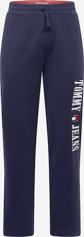 Tommy Jeans Loosefit Byxa i blå: framsida