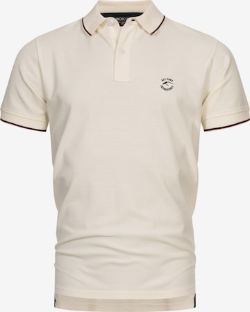 INDICODE JEANS Shirt in Beige: voorkant