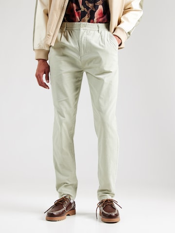 Tommy Jeans Tapered Hose 'ISAAC' in Grün: Vorderseite