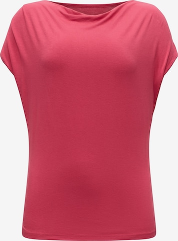 T-shirt fonctionnel CURARE Yogawear en rose : devant