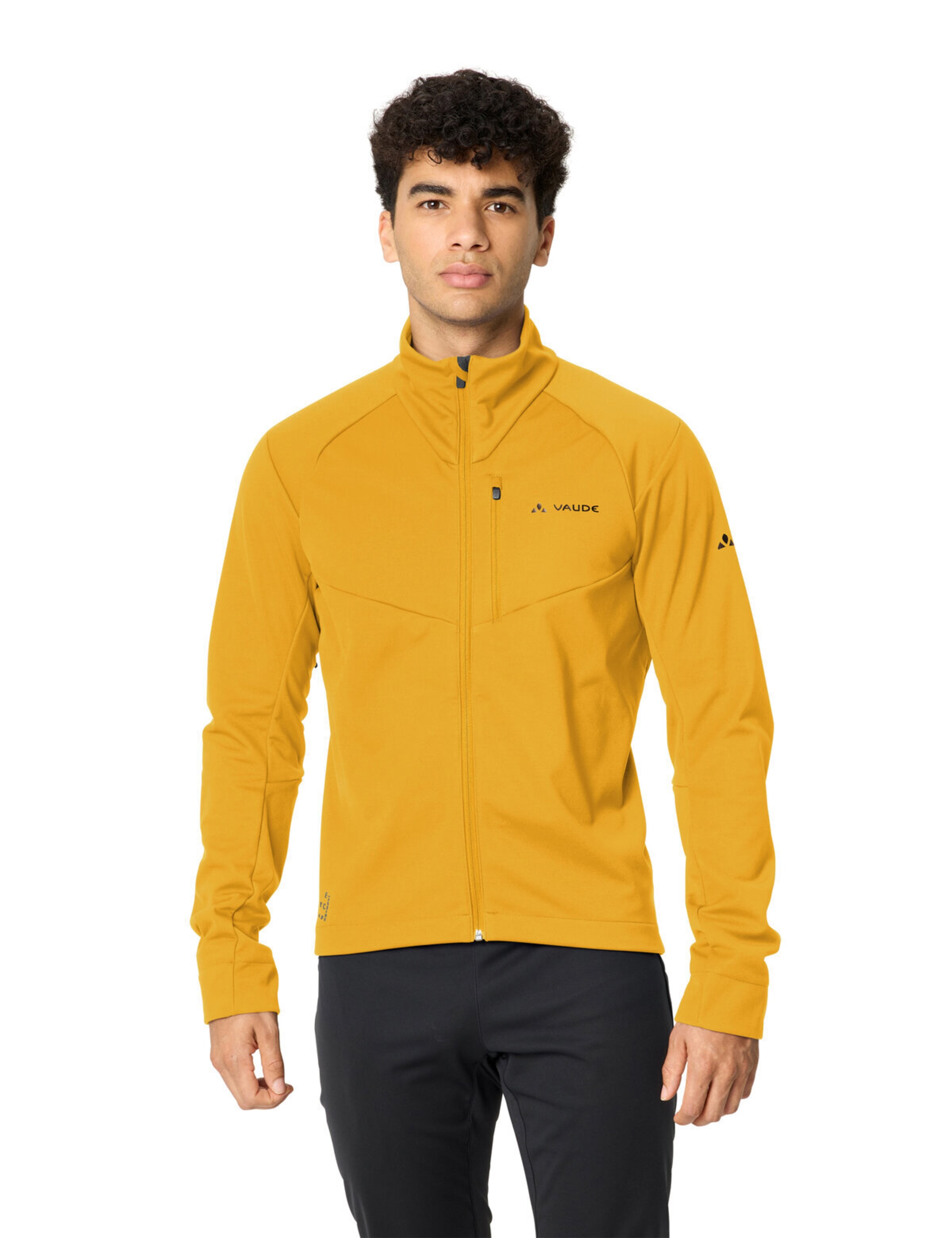 VAUDE Sports jacket 'Posta VII' in Yellow: front