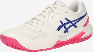 smėlio ASICS Sportiniai batai 'Dedicate 8': priekis