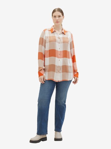 Tom Tailor Women + Bluse in Orange