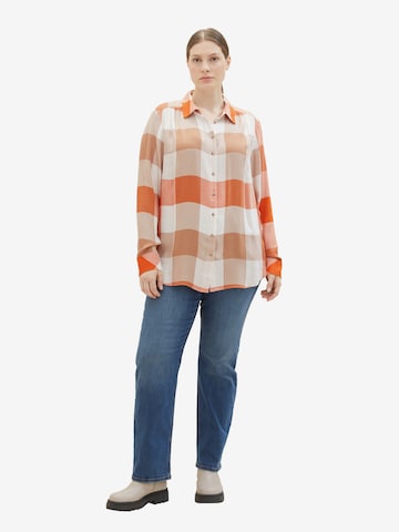 Tom Tailor Women + Blouse in Orange