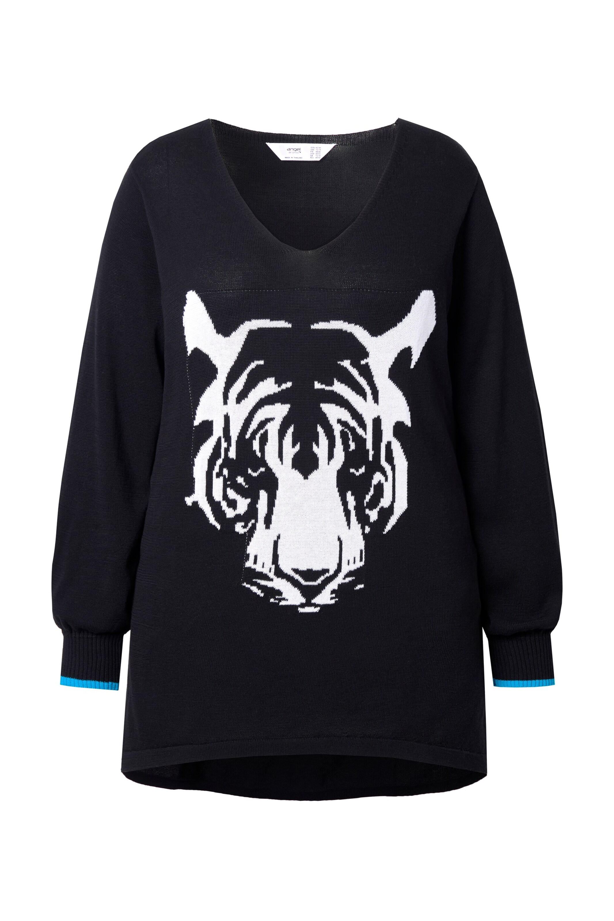 Angel of Style Sweater in Black: front