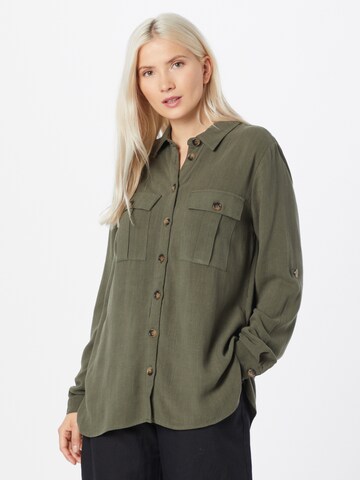 Kaffe Blouse 'Liny' in Groen: voorkant