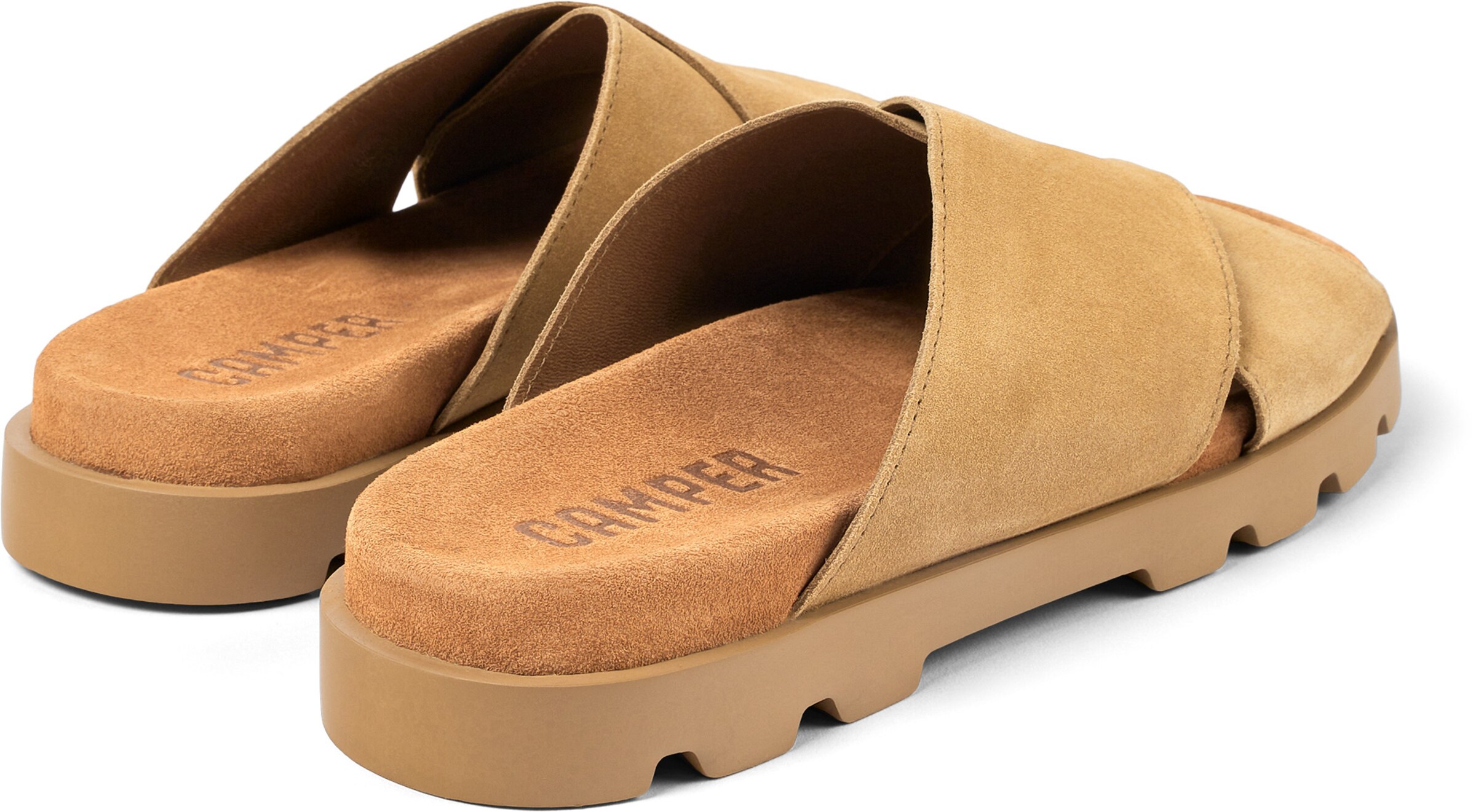 CAMPER Muiltjes 'Brutus' in Bruin