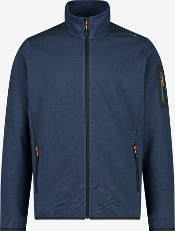 CMP Athletic Fleece Jacket in Blue: front