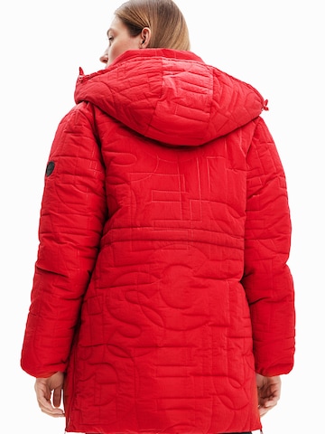 Desigual Zimska jakna | rdeča barva