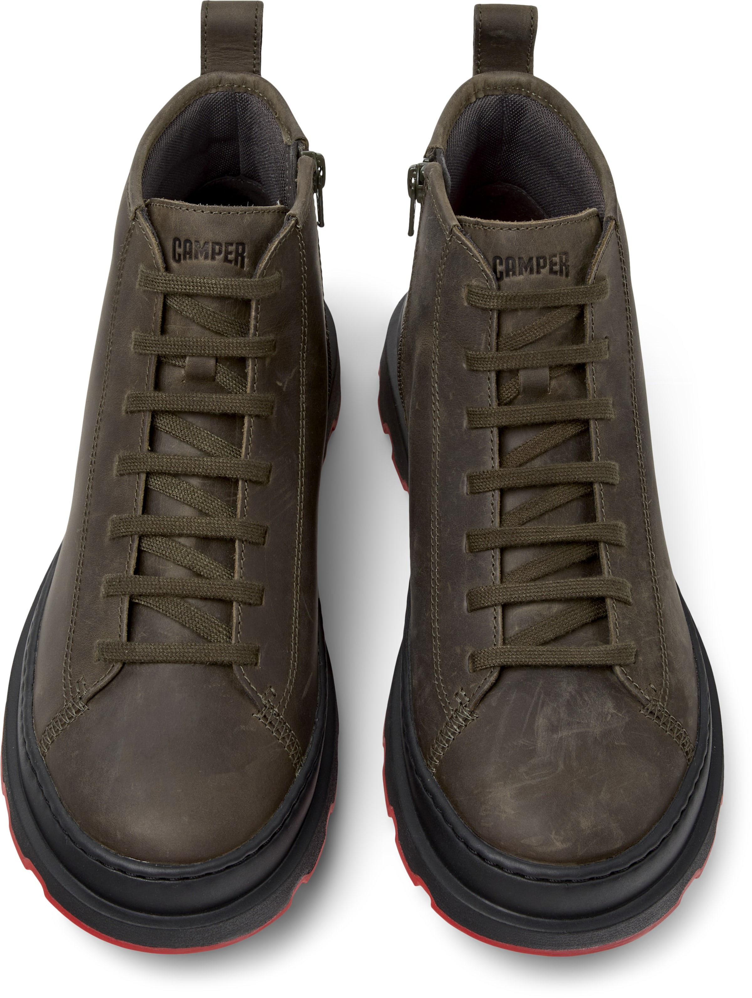 Bottines à lacets 'Brutus+' CAMPER en vert