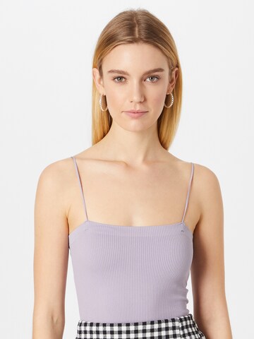 Top 'HARRIET' di BDG Urban Outfitters in lilla: frontale