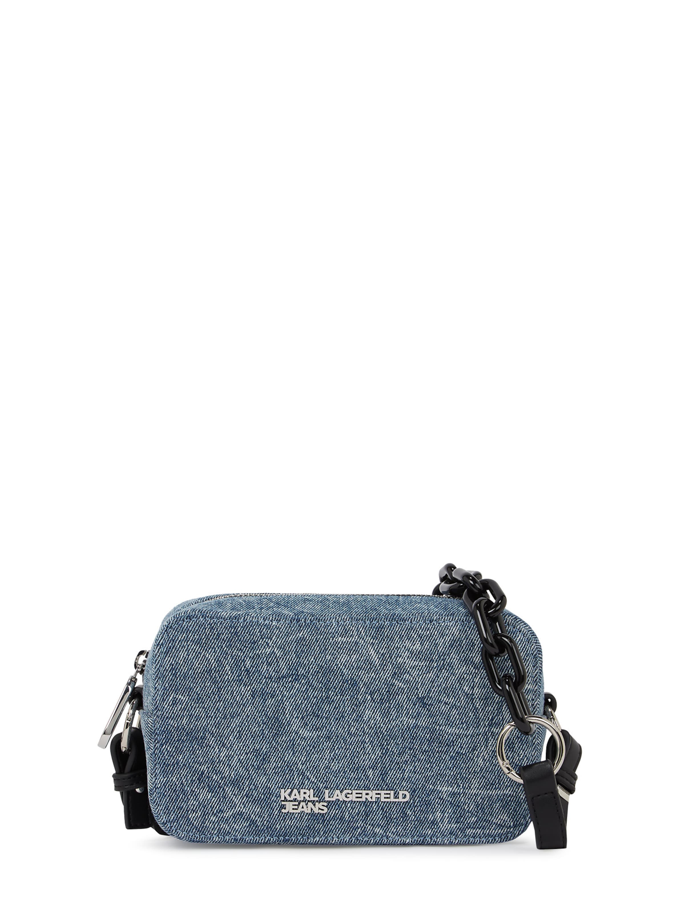 KARL LAGERFELD JEANS Olkalaukku värissä sininen: etupuoli