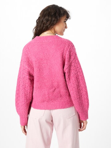 Esqualo Gebreid vest in Roze