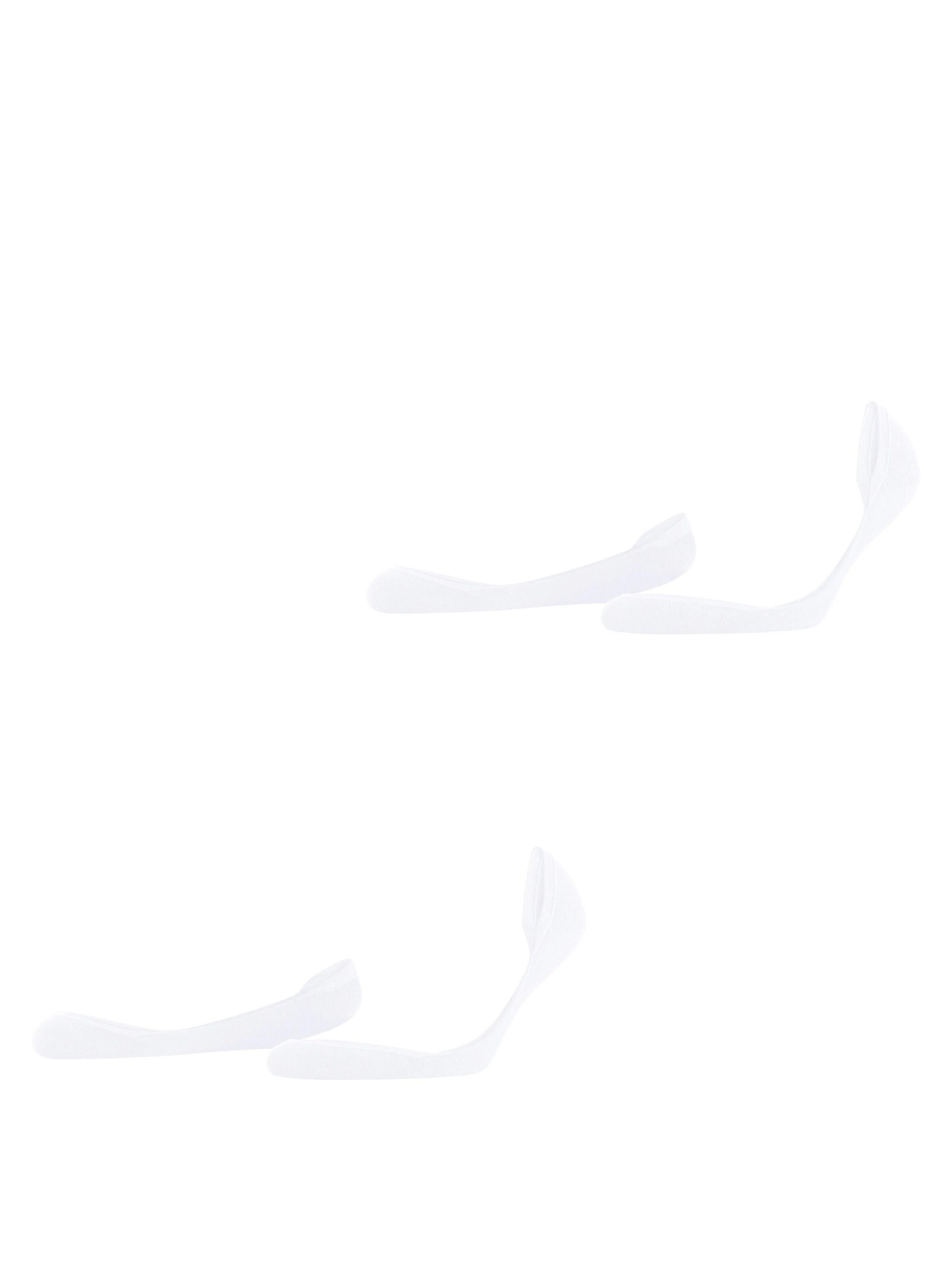 ESPRIT Socken 'Solid Low 2-Pack'‌‌‌‌ in Weiß: Vorderseite