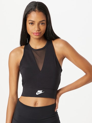 Nike Sportswear - Top en negro: frente