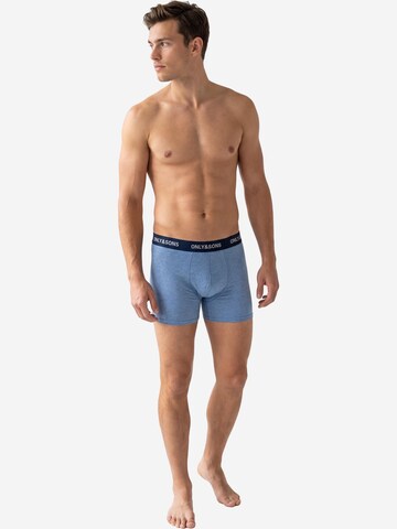 Only & Sons Boxershorts 'ONSFITZ SOLID BOXER'‌ in Blau