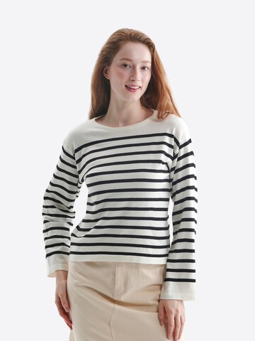 TorWeit Sticktop 'Fine Knitted Top'‌‌ in Schwarz