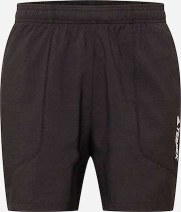 Regular Pantaloni outdoor de la ADIDAS TERREX pe negru: față