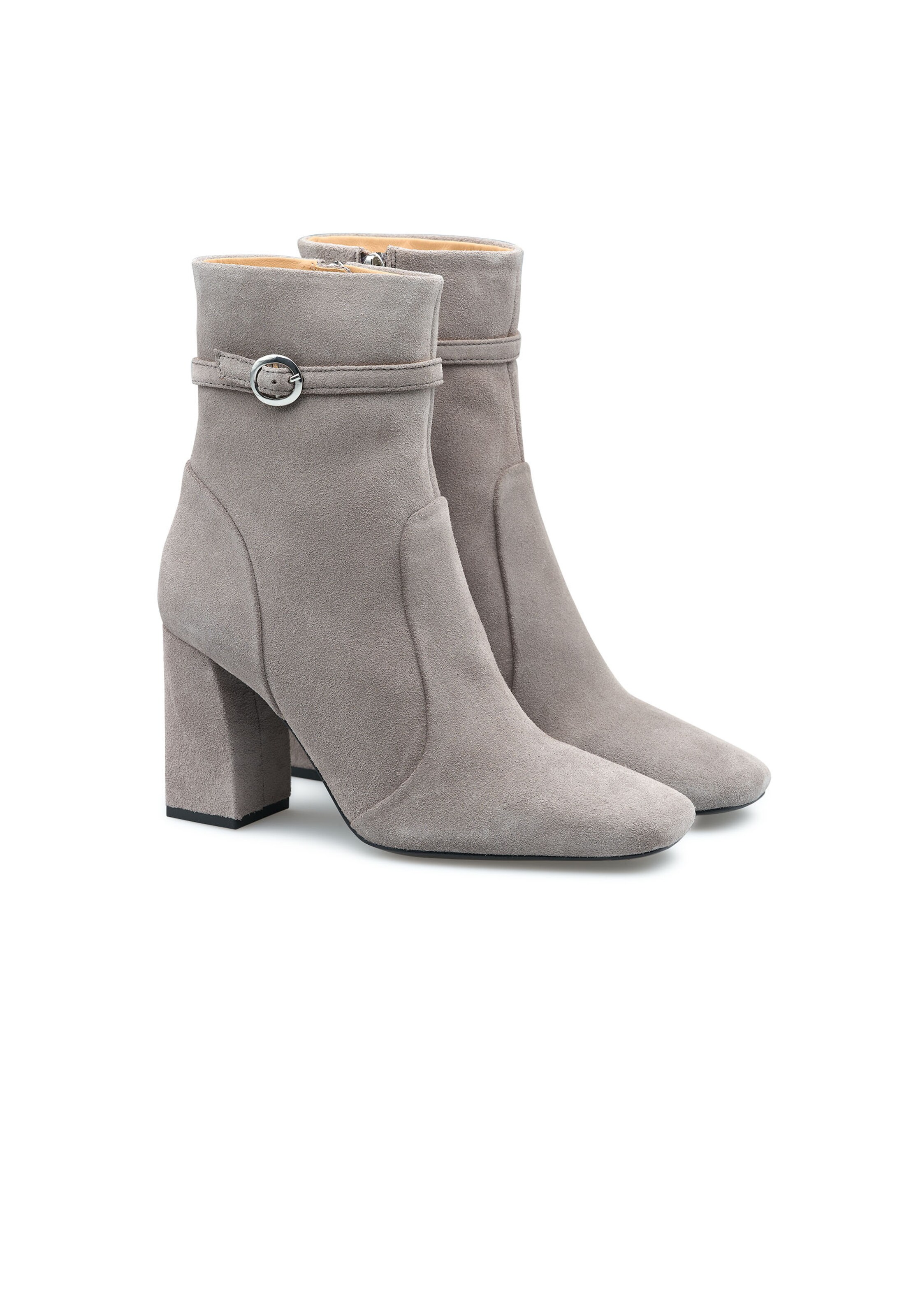 LLOYD Stiefelette 'AMARA' in Grau: Vorderseite