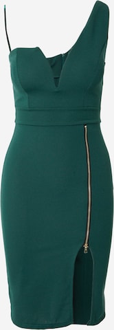 WAL G. - Vestido de cocktail 'GIGI' em verde: frente