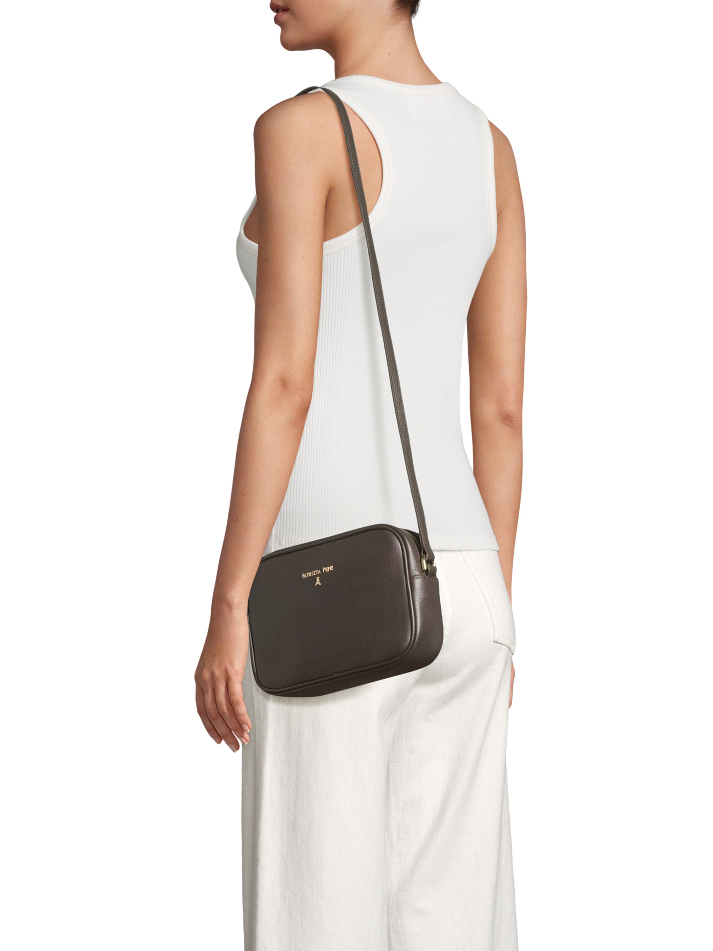 Borsa a tracolla di PATRIZIA PEPE in marrone